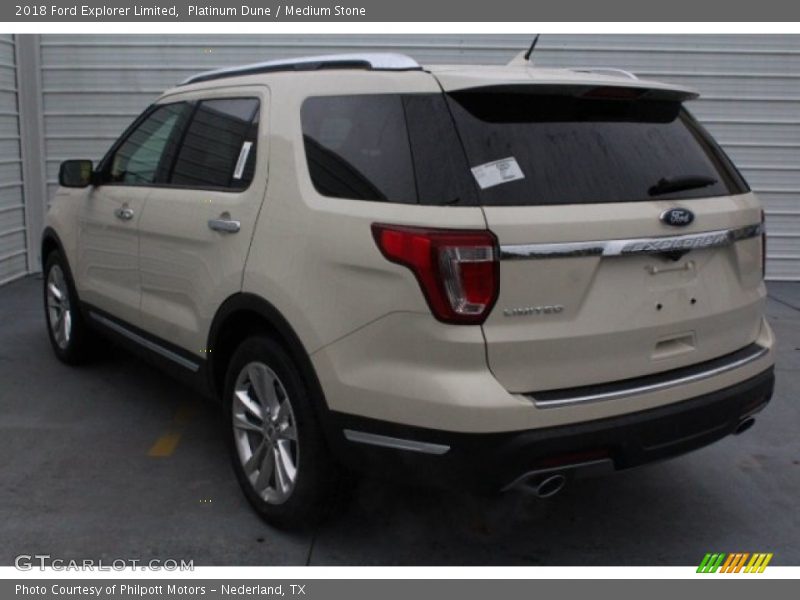 Platinum Dune / Medium Stone 2018 Ford Explorer Limited