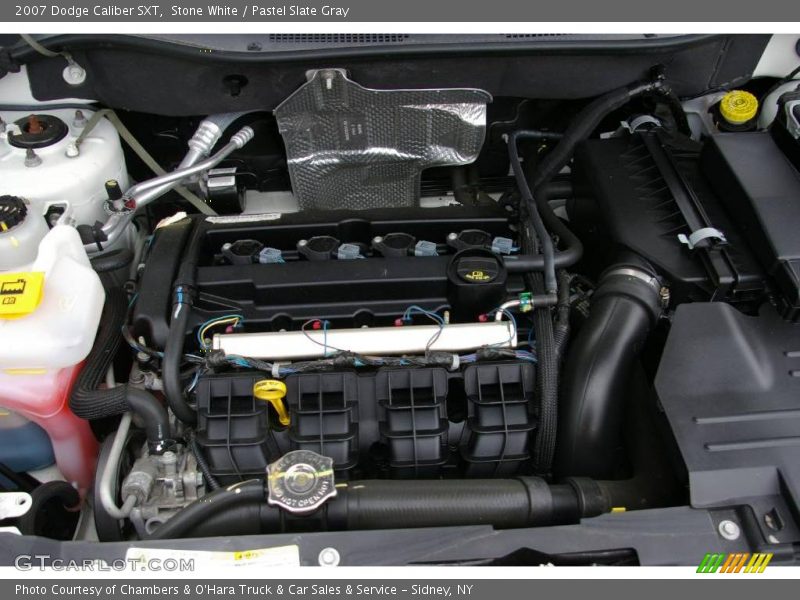 Stone White / Pastel Slate Gray 2007 Dodge Caliber SXT