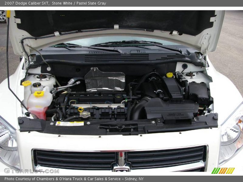 Stone White / Pastel Slate Gray 2007 Dodge Caliber SXT