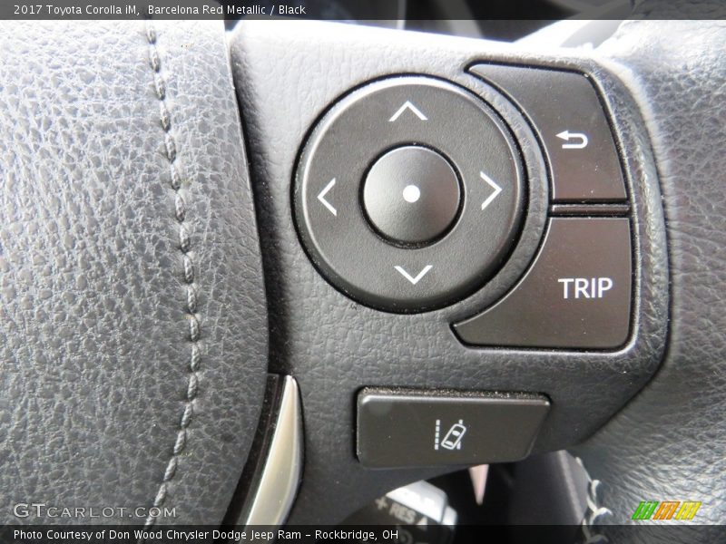 Barcelona Red Metallic / Black 2017 Toyota Corolla iM