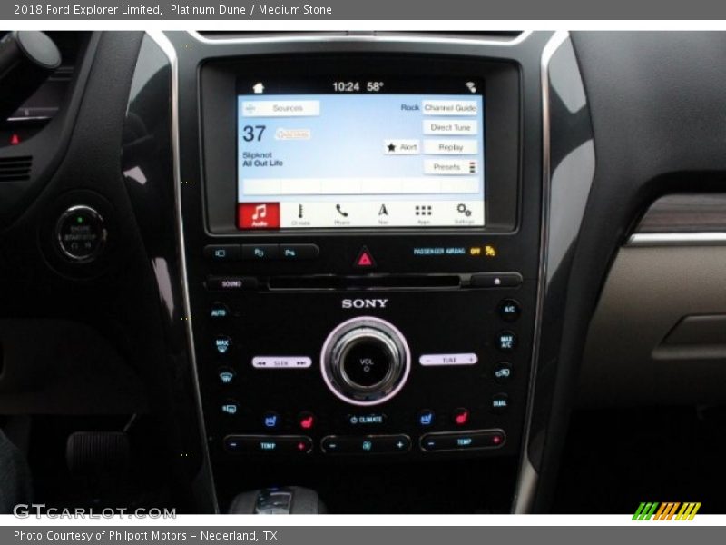 Platinum Dune / Medium Stone 2018 Ford Explorer Limited