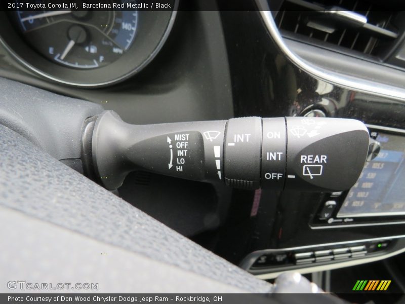 Barcelona Red Metallic / Black 2017 Toyota Corolla iM