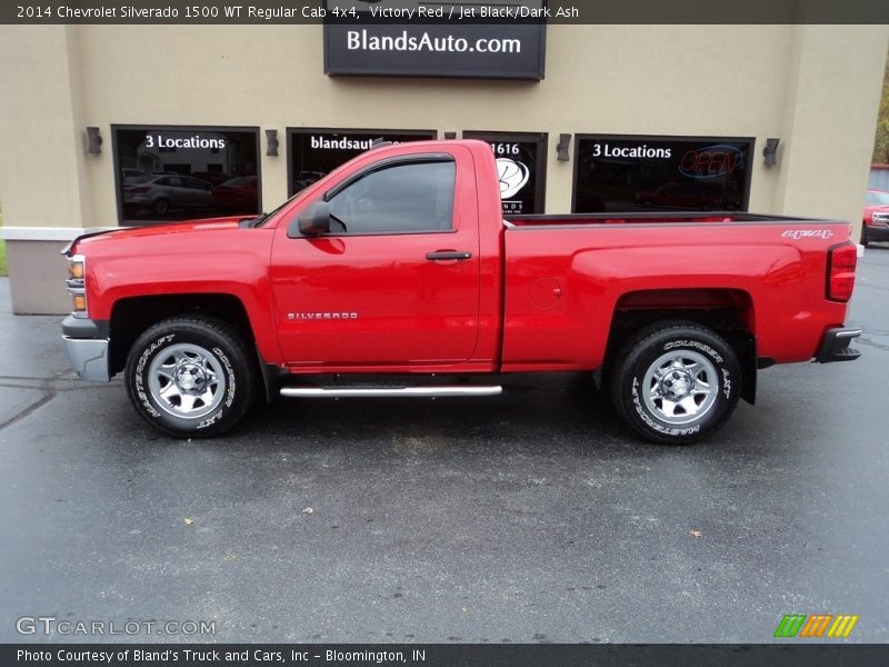 Victory Red / Jet Black/Dark Ash 2014 Chevrolet Silverado 1500 WT Regular Cab 4x4