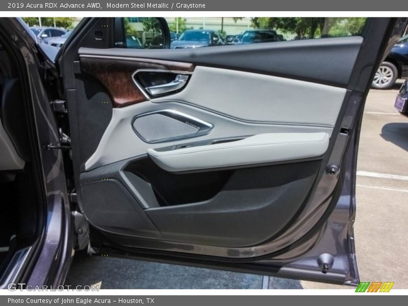 Modern Steel Metallic / Graystone 2019 Acura RDX Advance AWD