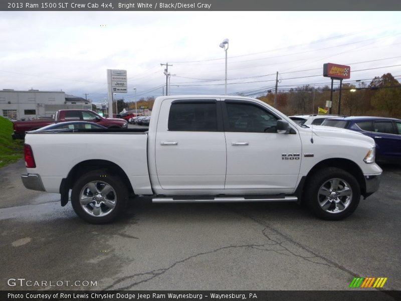 Bright White / Black/Diesel Gray 2013 Ram 1500 SLT Crew Cab 4x4