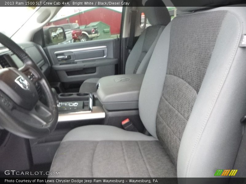 Bright White / Black/Diesel Gray 2013 Ram 1500 SLT Crew Cab 4x4