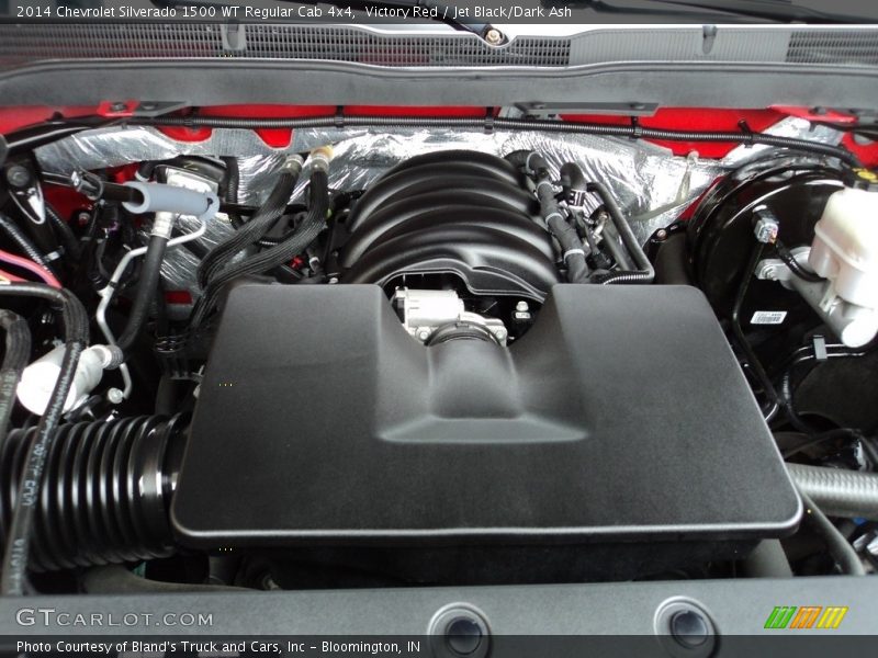 Victory Red / Jet Black/Dark Ash 2014 Chevrolet Silverado 1500 WT Regular Cab 4x4