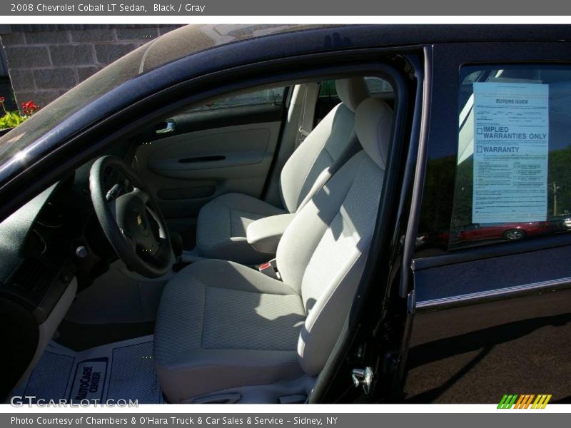 Black / Gray 2008 Chevrolet Cobalt LT Sedan