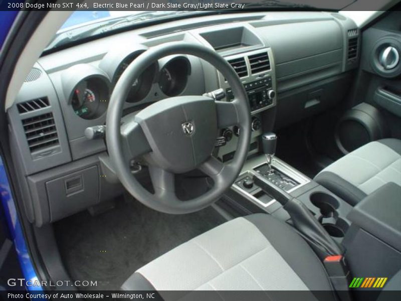 Electric Blue Pearl / Dark Slate Gray/Light Slate Gray 2008 Dodge Nitro SXT 4x4