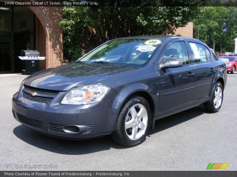 Slate Metallic / Gray 2008 Chevrolet Cobalt LT Sedan