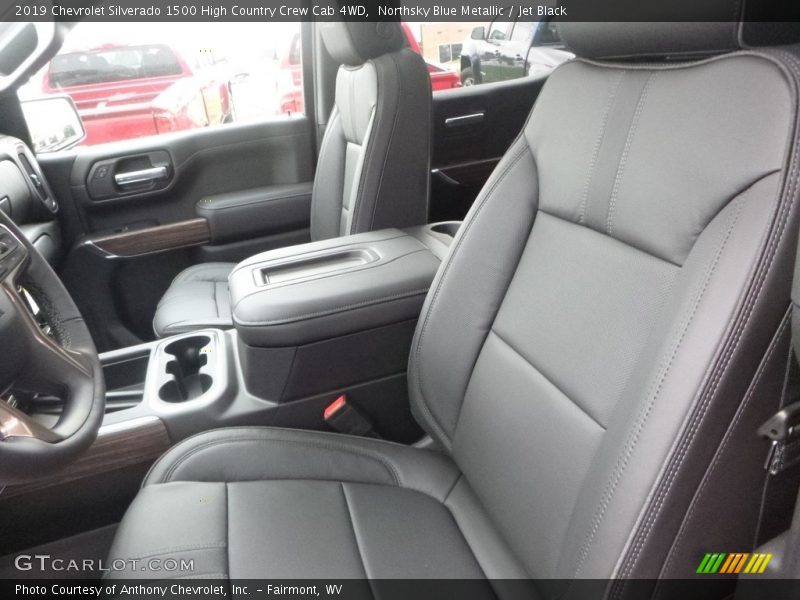 Northsky Blue Metallic / Jet Black 2019 Chevrolet Silverado 1500 High Country Crew Cab 4WD