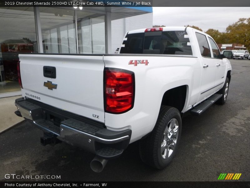 Summit White / Jet Black 2019 Chevrolet Silverado 2500HD LTZ Crew Cab 4WD