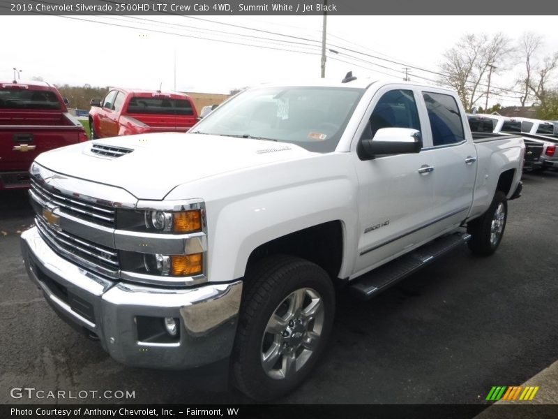 Summit White / Jet Black 2019 Chevrolet Silverado 2500HD LTZ Crew Cab 4WD