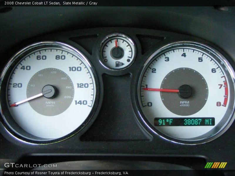 Slate Metallic / Gray 2008 Chevrolet Cobalt LT Sedan
