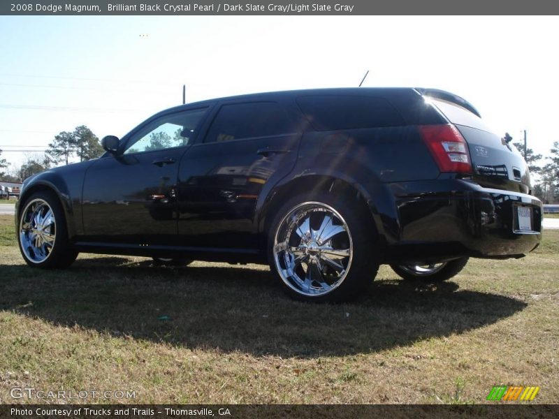 Brilliant Black Crystal Pearl / Dark Slate Gray/Light Slate Gray 2008 Dodge Magnum