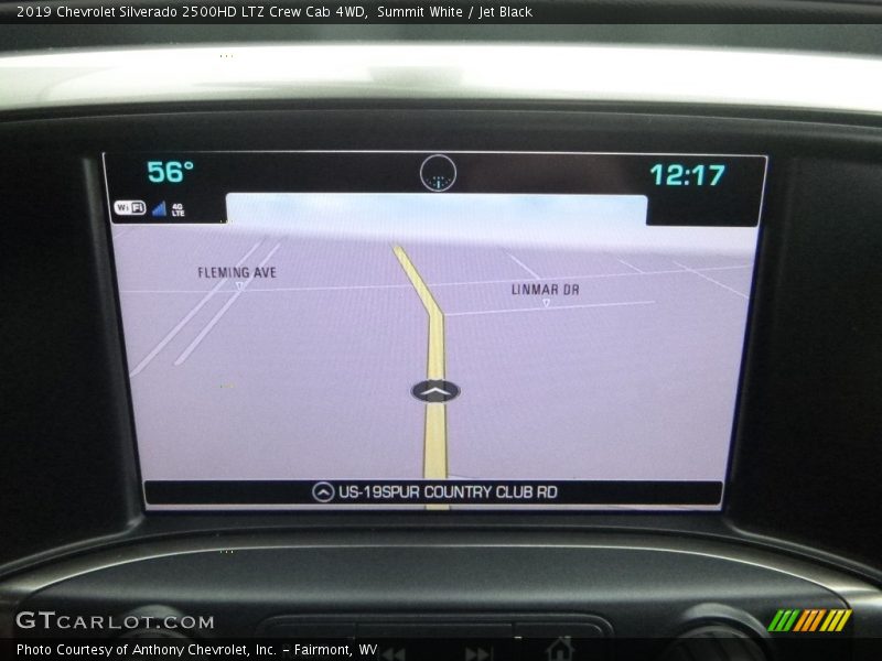 Summit White / Jet Black 2019 Chevrolet Silverado 2500HD LTZ Crew Cab 4WD