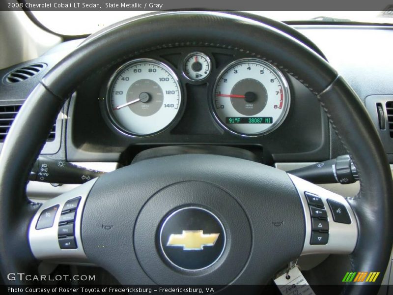 Slate Metallic / Gray 2008 Chevrolet Cobalt LT Sedan