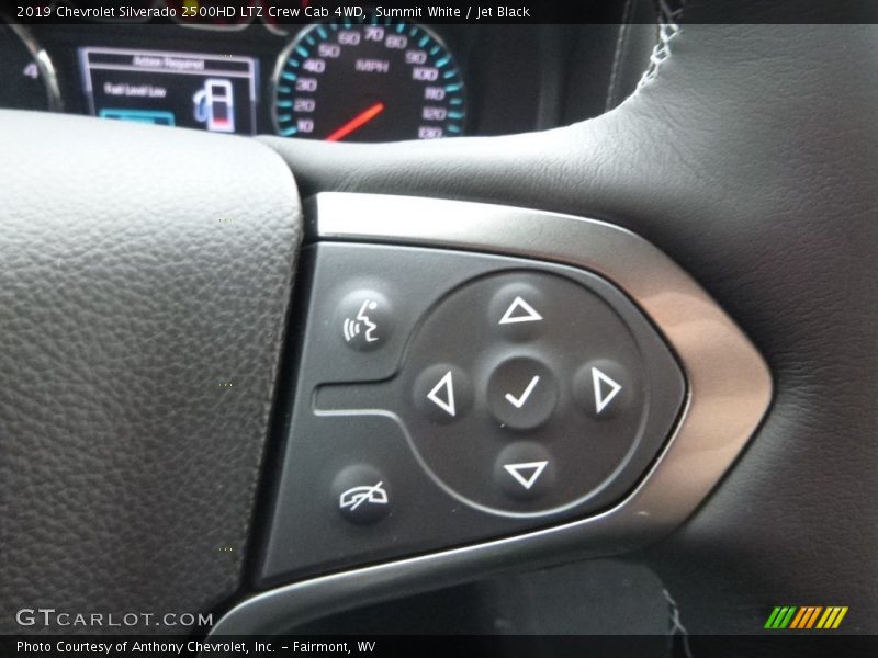 Summit White / Jet Black 2019 Chevrolet Silverado 2500HD LTZ Crew Cab 4WD
