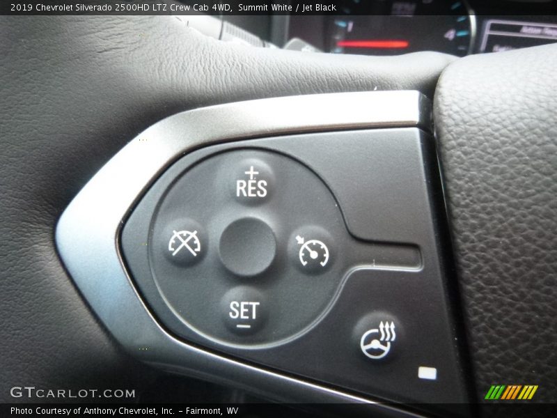 Summit White / Jet Black 2019 Chevrolet Silverado 2500HD LTZ Crew Cab 4WD