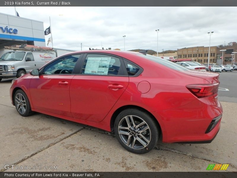 Currant Red / Black 2019 Kia Forte S