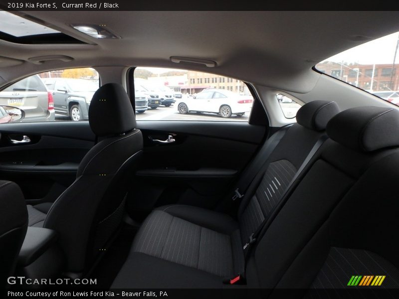 Rear Seat of 2019 Forte S