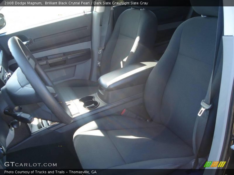 Brilliant Black Crystal Pearl / Dark Slate Gray/Light Slate Gray 2008 Dodge Magnum