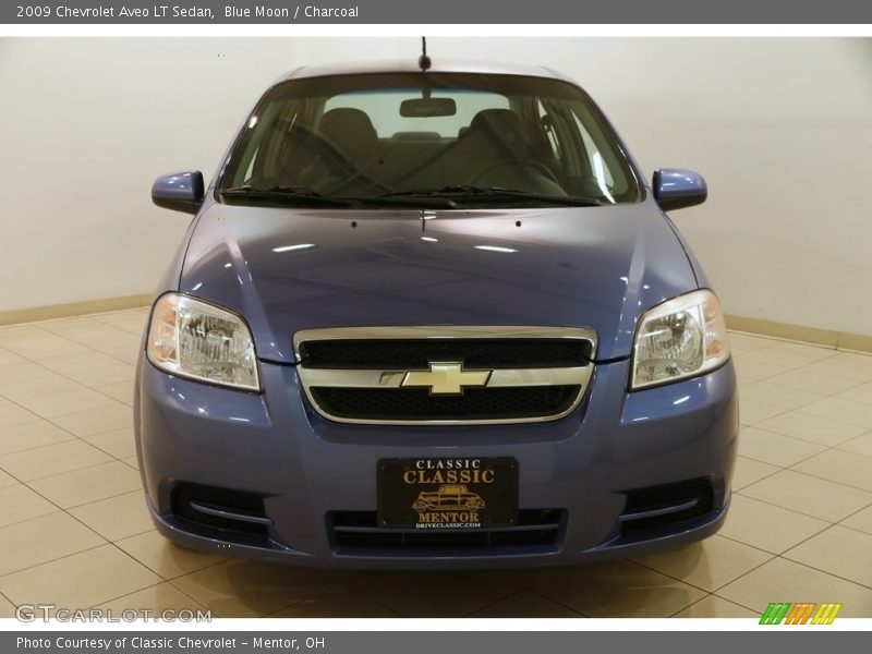 Blue Moon / Charcoal 2009 Chevrolet Aveo LT Sedan