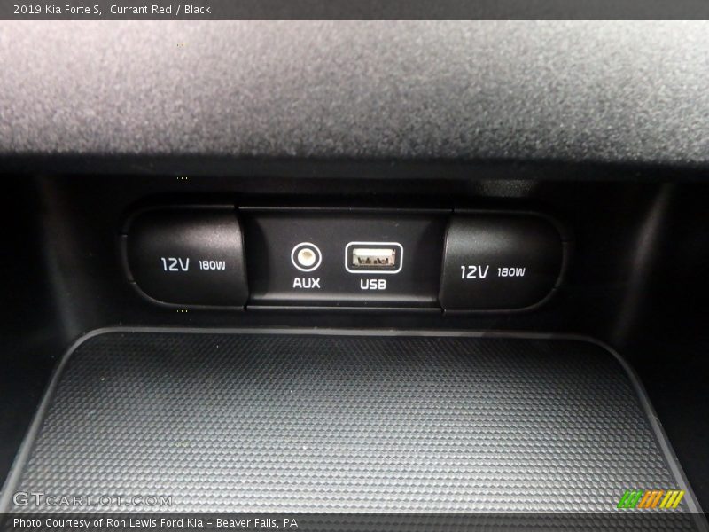 Currant Red / Black 2019 Kia Forte S