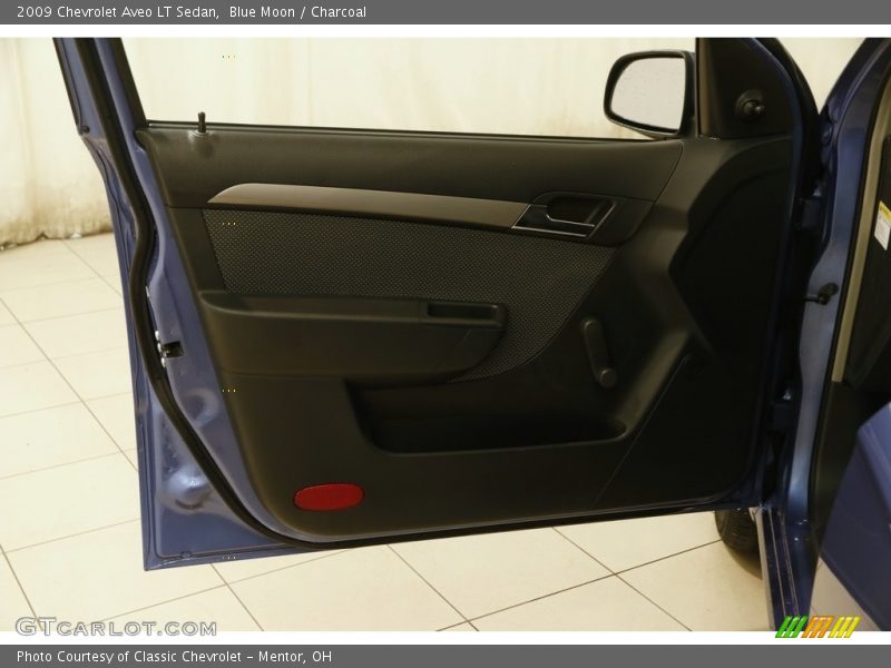 Blue Moon / Charcoal 2009 Chevrolet Aveo LT Sedan