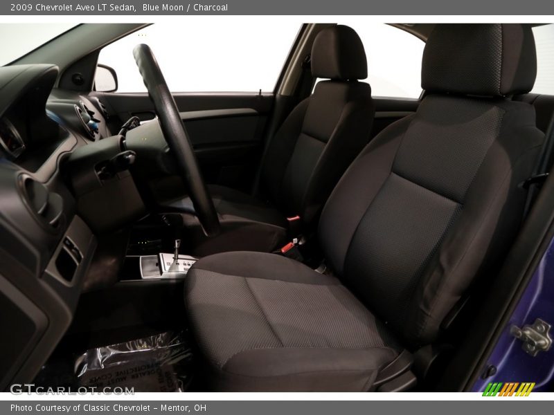 Blue Moon / Charcoal 2009 Chevrolet Aveo LT Sedan