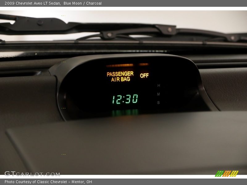 Blue Moon / Charcoal 2009 Chevrolet Aveo LT Sedan