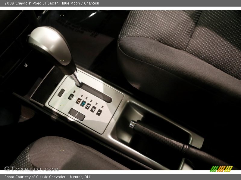 Blue Moon / Charcoal 2009 Chevrolet Aveo LT Sedan