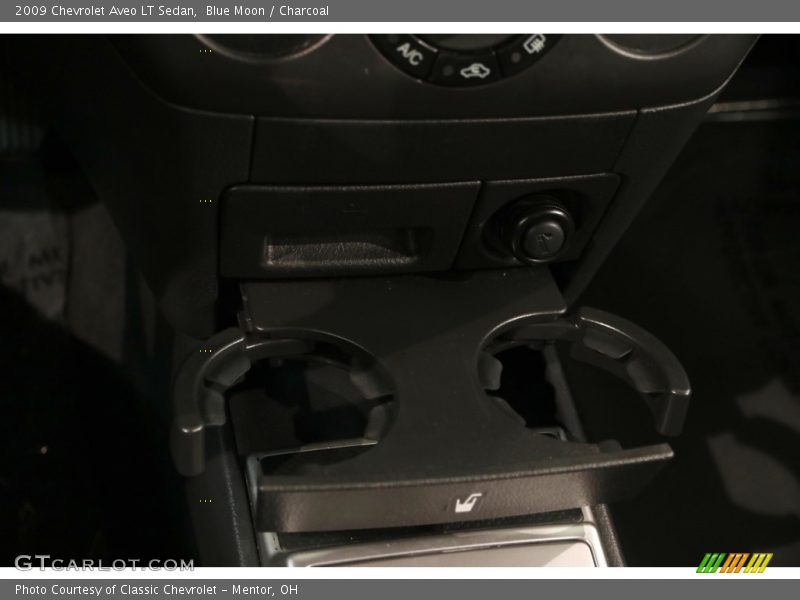 Blue Moon / Charcoal 2009 Chevrolet Aveo LT Sedan