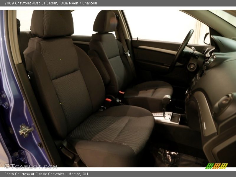 Blue Moon / Charcoal 2009 Chevrolet Aveo LT Sedan