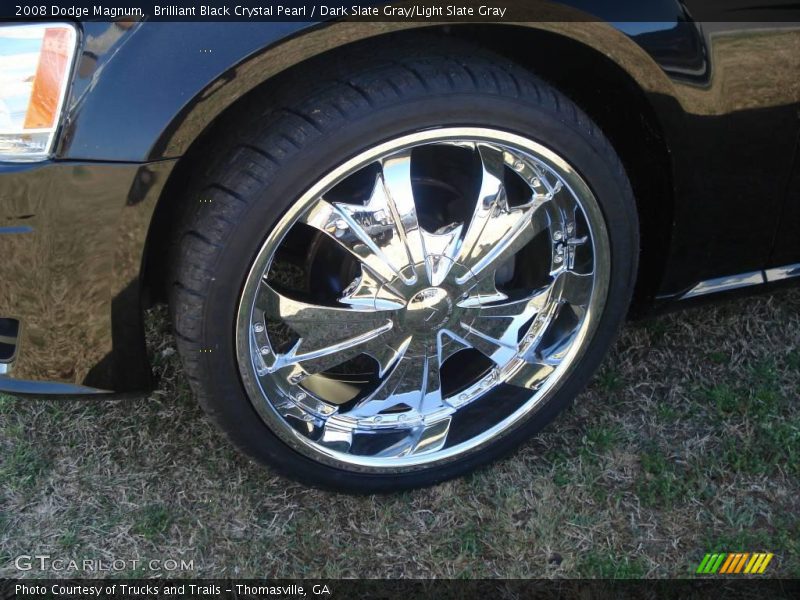 Brilliant Black Crystal Pearl / Dark Slate Gray/Light Slate Gray 2008 Dodge Magnum