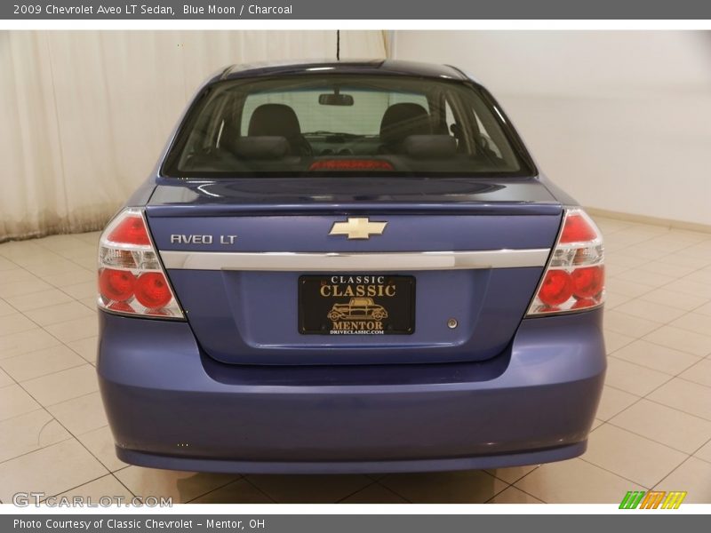 Blue Moon / Charcoal 2009 Chevrolet Aveo LT Sedan