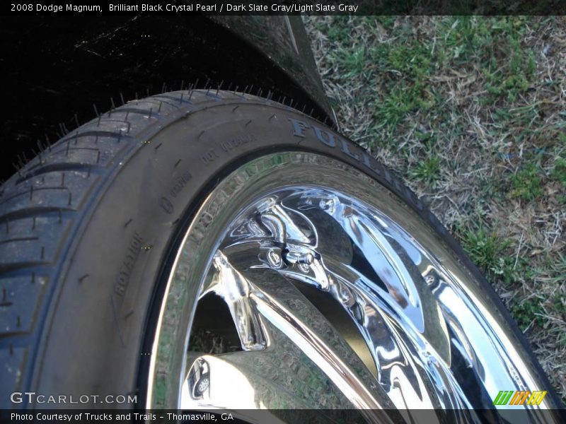 Brilliant Black Crystal Pearl / Dark Slate Gray/Light Slate Gray 2008 Dodge Magnum