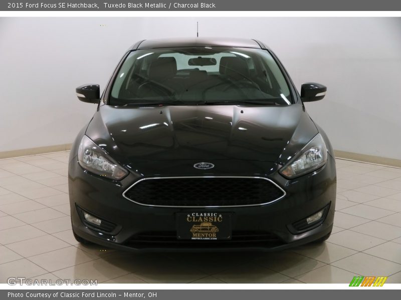 Tuxedo Black Metallic / Charcoal Black 2015 Ford Focus SE Hatchback