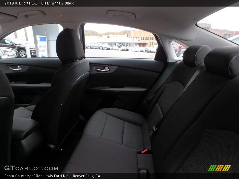 Rear Seat of 2019 Forte LXS