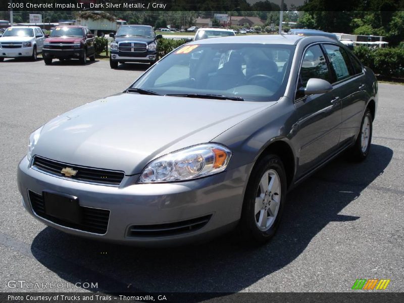 Dark Silver Metallic / Gray 2008 Chevrolet Impala LT