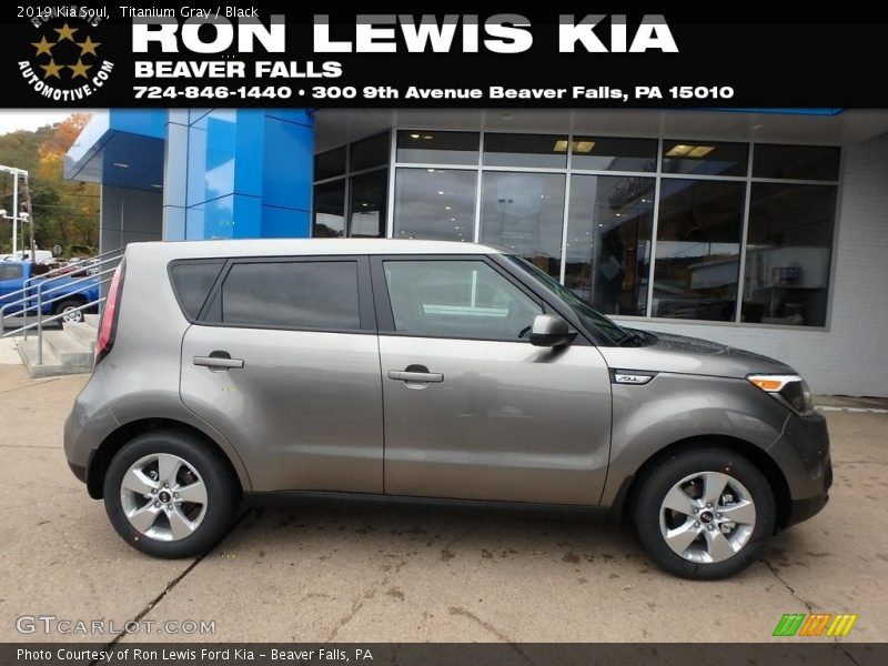 Titanium Gray / Black 2019 Kia Soul