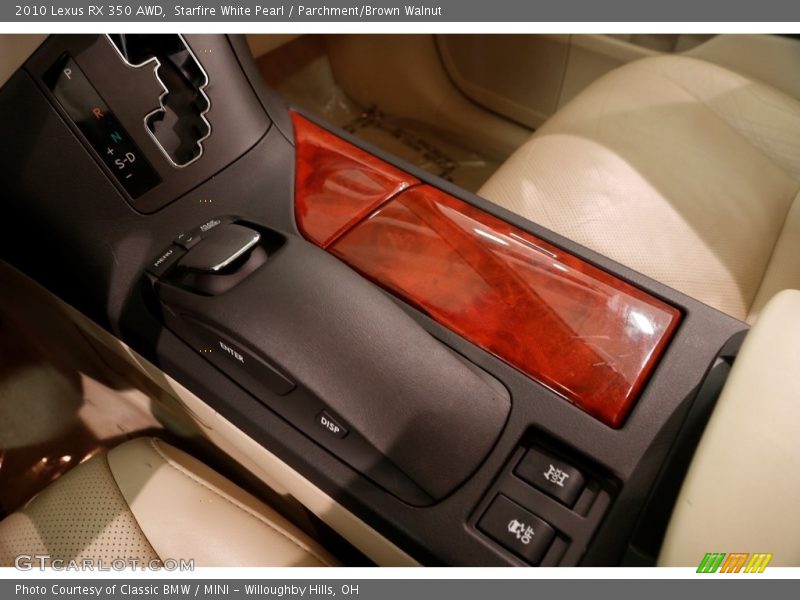 Starfire White Pearl / Parchment/Brown Walnut 2010 Lexus RX 350 AWD