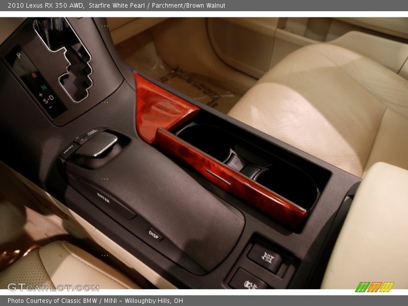 Starfire White Pearl / Parchment/Brown Walnut 2010 Lexus RX 350 AWD