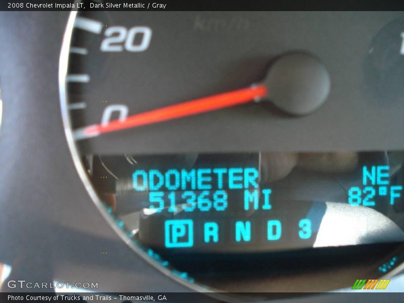 Dark Silver Metallic / Gray 2008 Chevrolet Impala LT