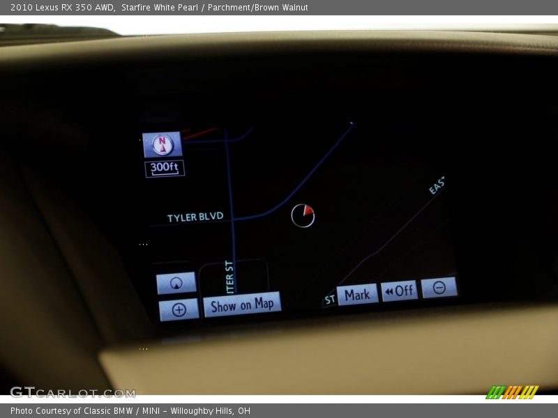 Starfire White Pearl / Parchment/Brown Walnut 2010 Lexus RX 350 AWD