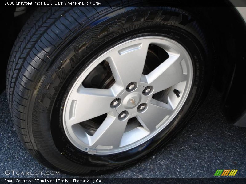 Dark Silver Metallic / Gray 2008 Chevrolet Impala LT