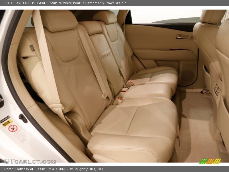 Starfire White Pearl / Parchment/Brown Walnut 2010 Lexus RX 350 AWD