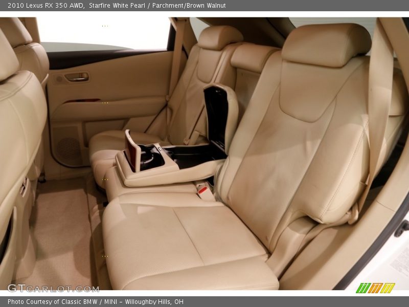 Starfire White Pearl / Parchment/Brown Walnut 2010 Lexus RX 350 AWD