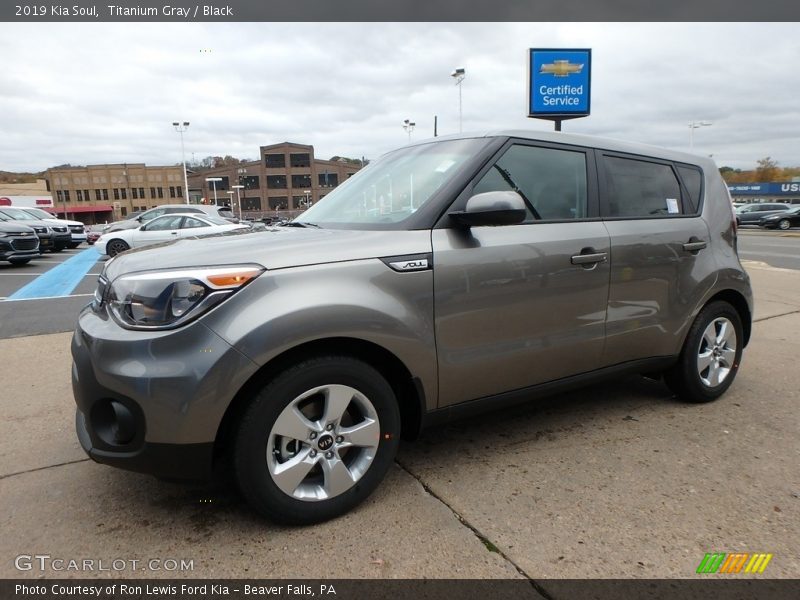 Titanium Gray / Black 2019 Kia Soul