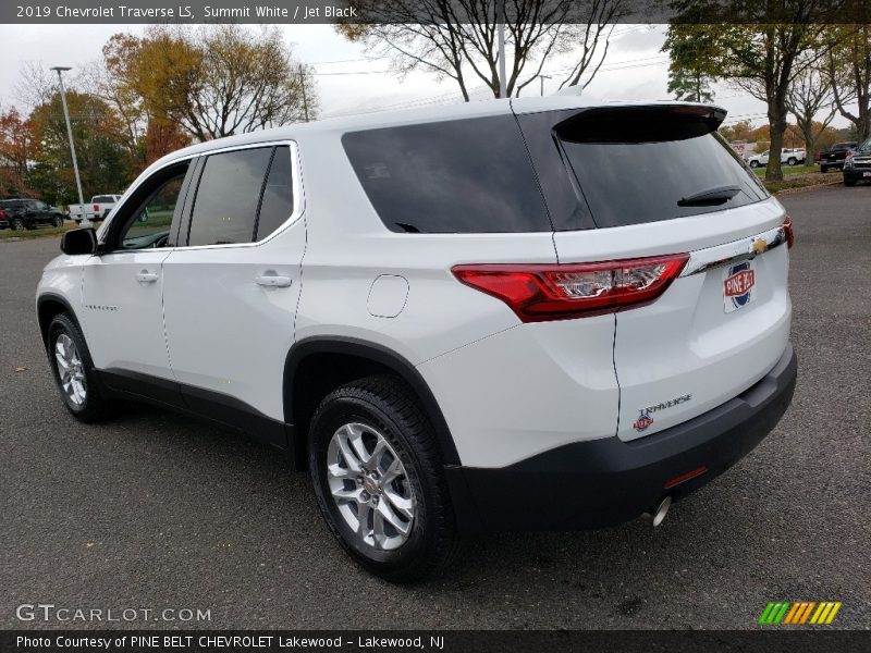 Summit White / Jet Black 2019 Chevrolet Traverse LS